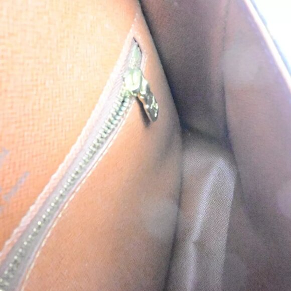 LOUIS VUITTON Saint Cloud MM Shoulder Bag Monogram Leather Brown M51243 17FA183 - Picture 16 of 16